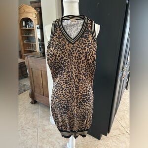 John Galliano Leopard Dress